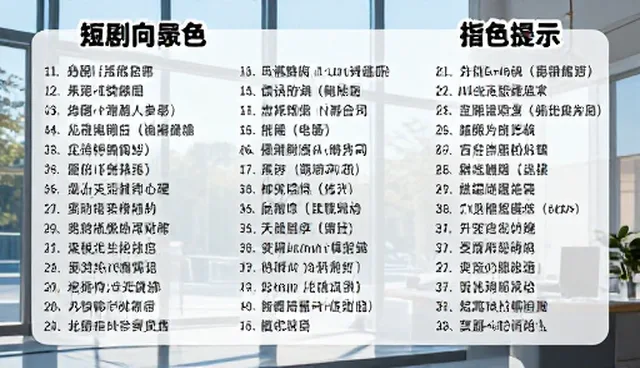 AI提示词交易笔记整理:覆盖短剧创作流程的检查要点
